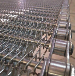 Cavo piano resistente Mesh Food Industry Conveyor Belt di GI