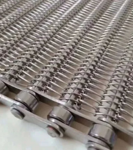 Attrezzatura di Mesh Panels For Food Conveyor del cavo tessuta cinghia a spirale inossidabile del congelatore