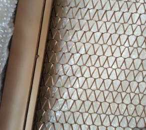 Catena a spirale decorativa Mesh Belt Architectural Mesh Panels del cavo