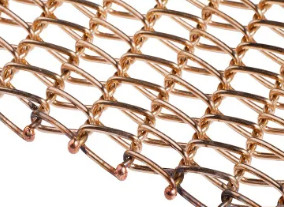 Catena metallica decorativa Mesh Belt Chain Link Fence Mesh Fabric