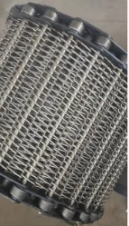 Catena modulare Mesh Belt di acciaio inossidabile Unichain 1.2mm 1.4mm