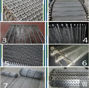 Nastro trasportatore a catena Mesh Sprocket Driven del metallo di acciaio inossidabile
