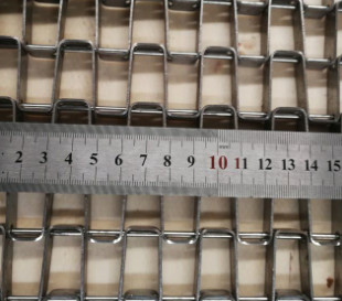 Cavo piano Mesh For Bakery della cinghia di Flex Enrobe Stainless Steel Conveyor