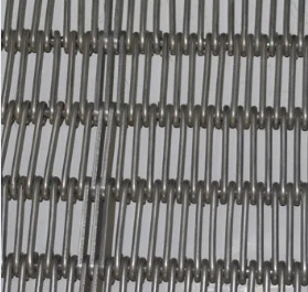 Cavo Mesh Conveyor Belt Interlock Chain di acciaio inossidabile 304
