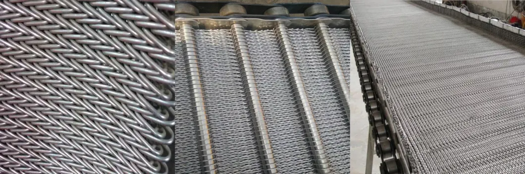 Cavo Mesh Belt di acciaio inossidabile/cinghia Mesh Belt /Wire del cavo/nastro trasportatore