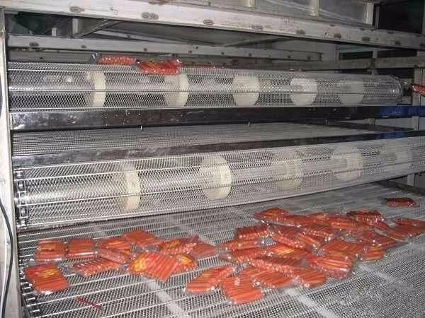 0.5mm-4mm hanno equilibrato gli ss a spirale fissano il forno a tunnel di Mesh Belt Conveyor For Bakery 9