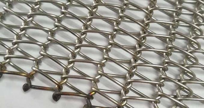 Spirale ad alta temperatura Mesh Conveyor Chain Belt Metal di acciaio inossidabile 314 310s 4