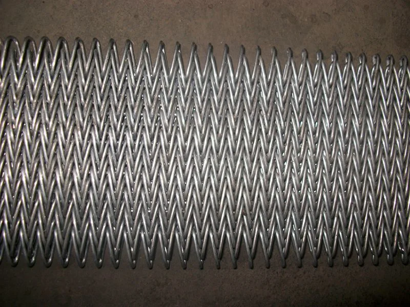 Cinghie di Mesh Universal Weave Metal Conveyor del cavo di acciaio inossidabile, cinghia di trasmissione, cinghia Blance Mesh Belt di V per industria alimentare